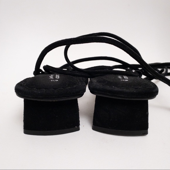 JEFFREY CAMPBELL Kaine Wraparound Tie Sandal Black Size 6.5 - Picture 9 of 9